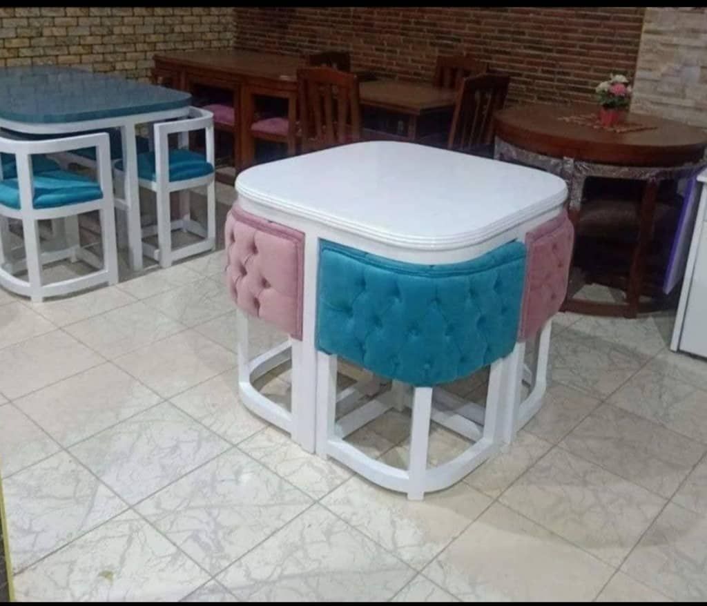 میز صندلی ناهار خوری چهار نفره مدل کمجا